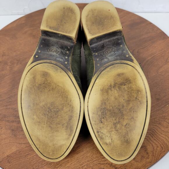 Lucky Brand Womens Brolley Bootie 7.5‎ Gray Suede Leather Zip Up Ankle Western - Picture 11 of 16